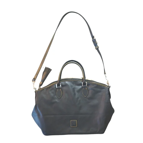Dooney & Bourke Black Crossbody Satchel Shoulder Bag